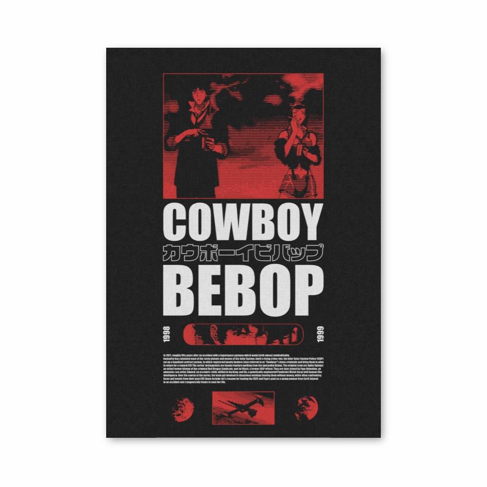 Poster Cowboy Bebop Rouge