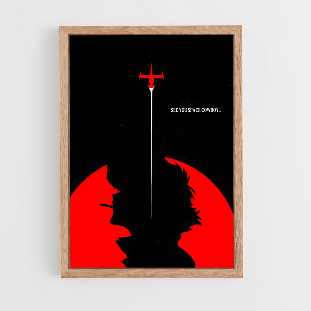 cowboy-bebop-21 cadre Bois clair