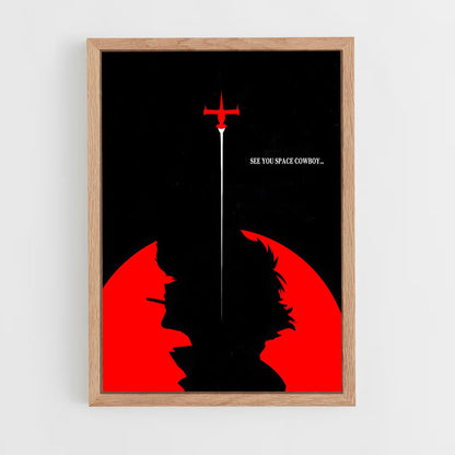 cowboy-bebop-21 cadre Bois clair