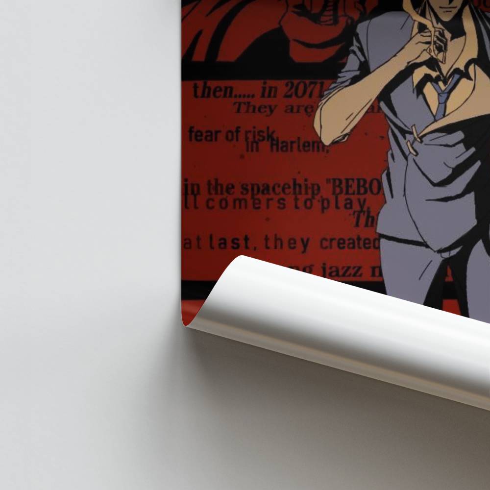 Poster Cowboy Bebop Zeichnung