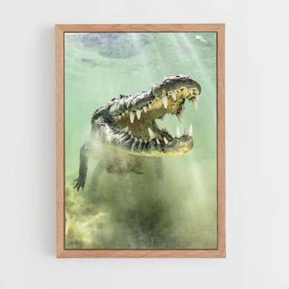 crocodile-9 cadre Bois clair