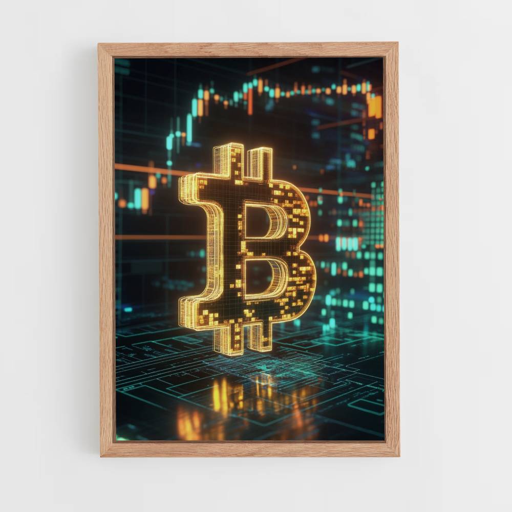 Poster Bitcoin-Handel