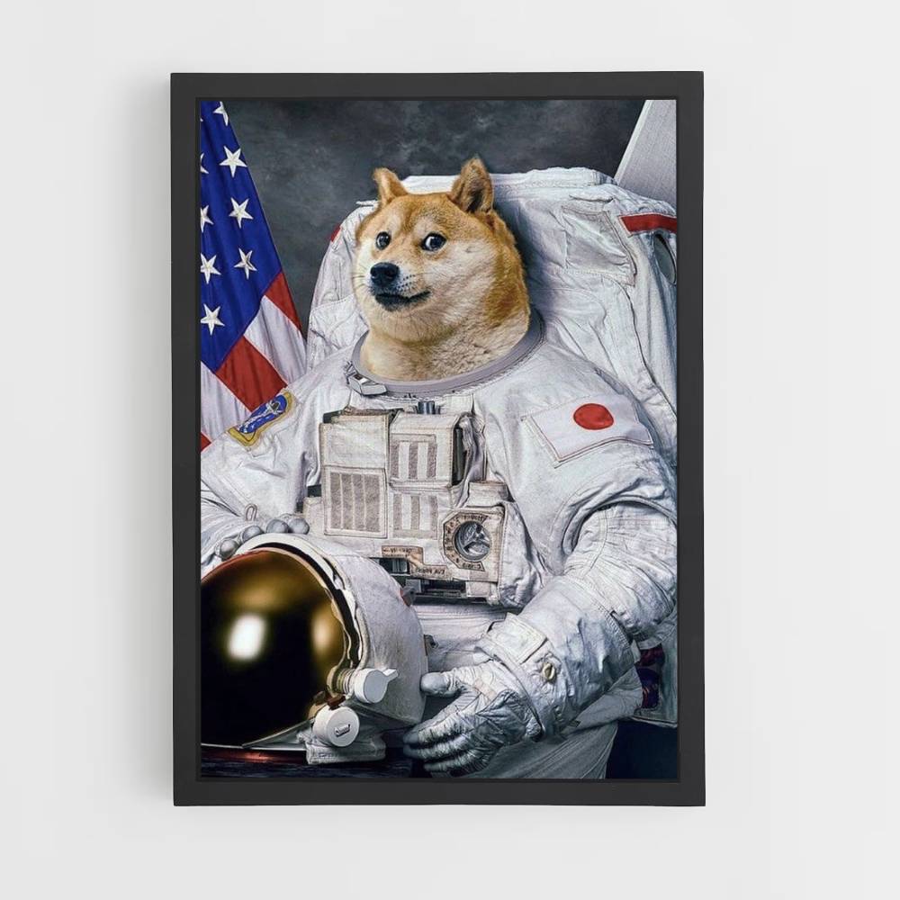 Poster Dogen-Astronaut