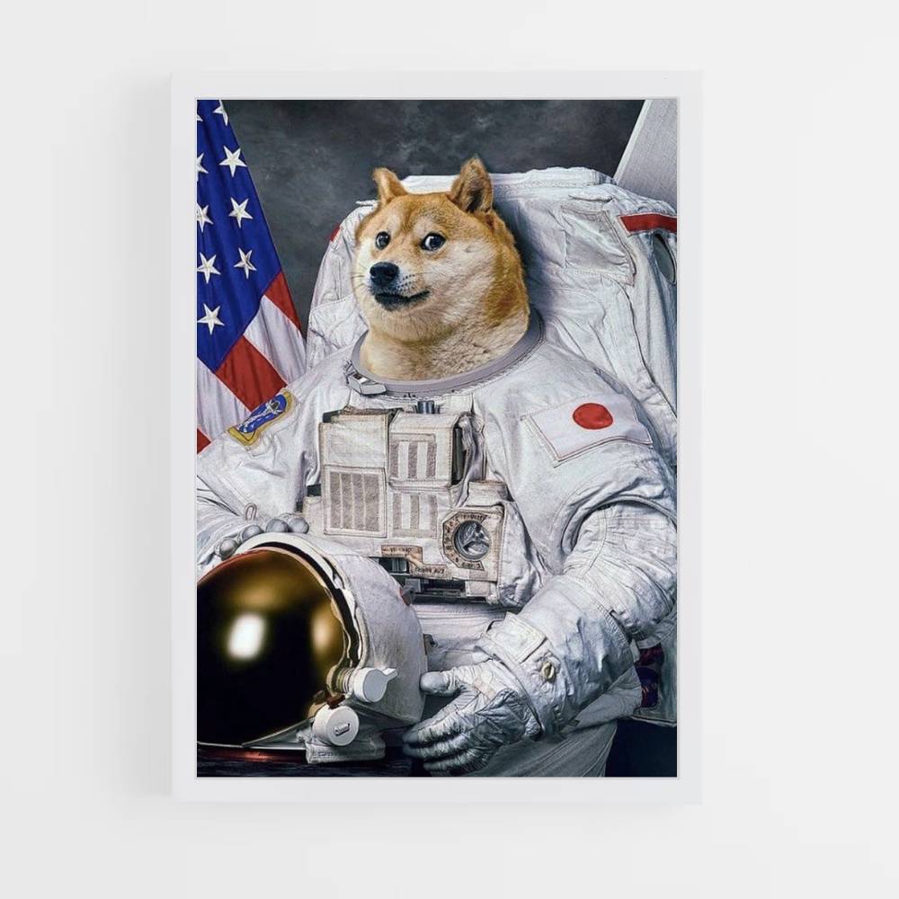 Poster Dogen-Astronaut