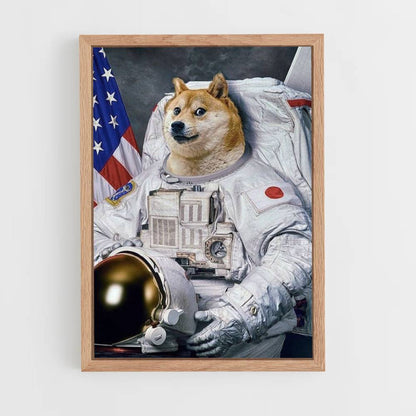 Poster Dogen-Astronaut