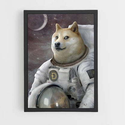 Poster Doge im Weltraum