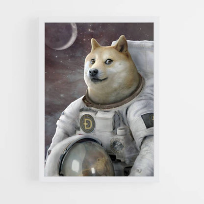 Poster Doge im Weltraum