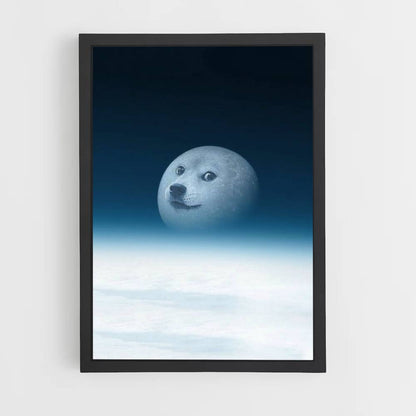 Doge Moon Poster