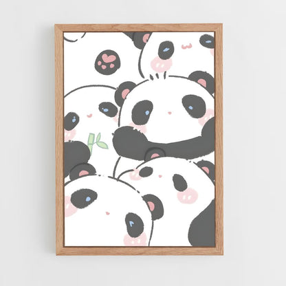 cute-animals-6 cadre Bois clair