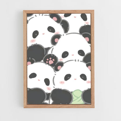 cute-animals-7 cadre Bois clair