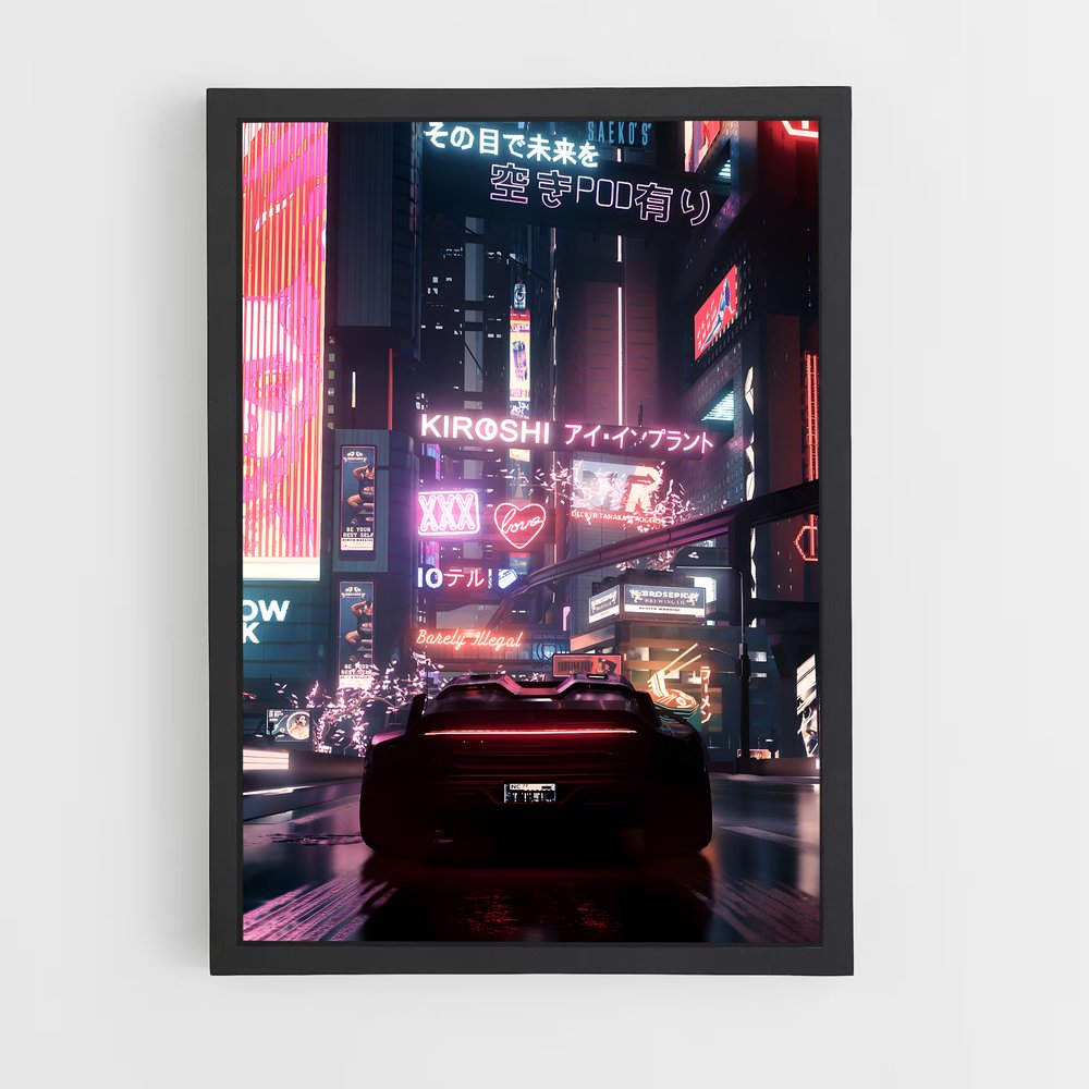 cyberpunk-2 cadre Noir