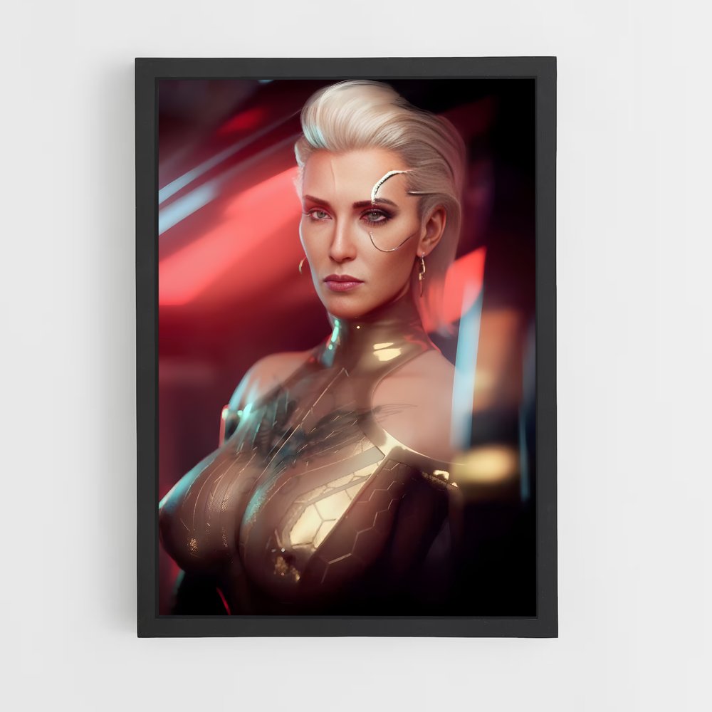 cyberpunk-5 cadre Noir