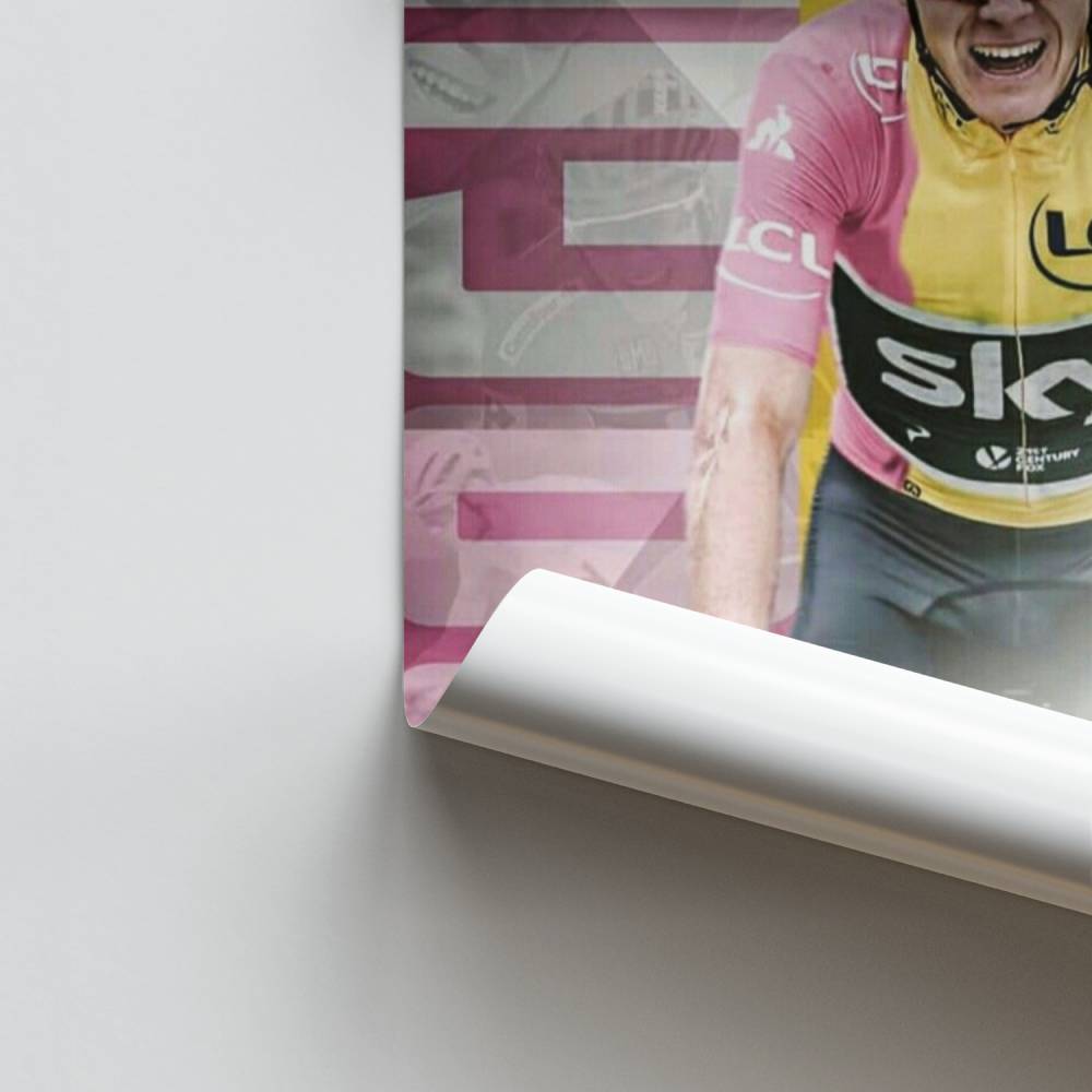 Chris Froome Zitat Poster