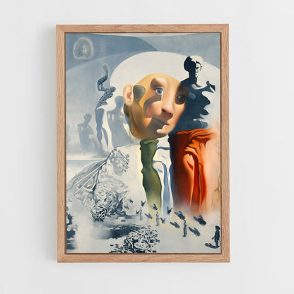 dali-1 cadre Bois clair