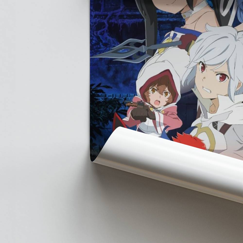 Japanisches Danmachi-Poster