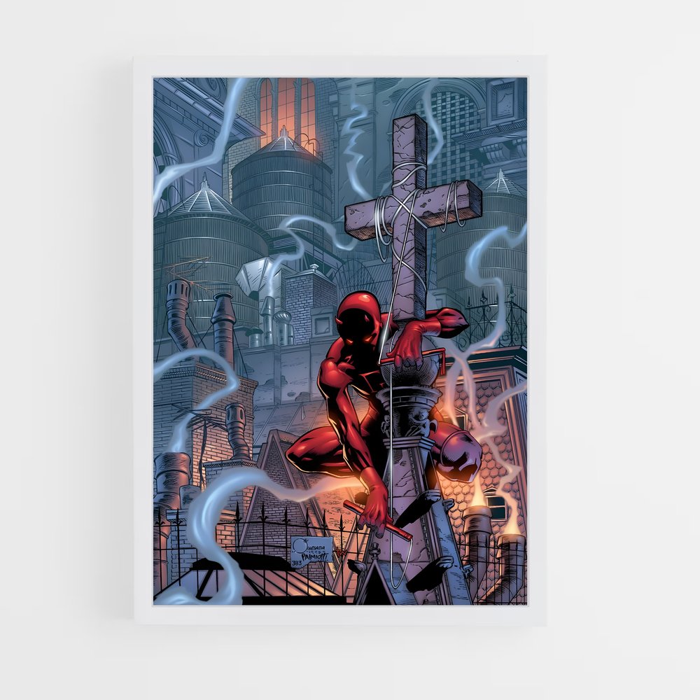 daredevil-1 cadre Blanc