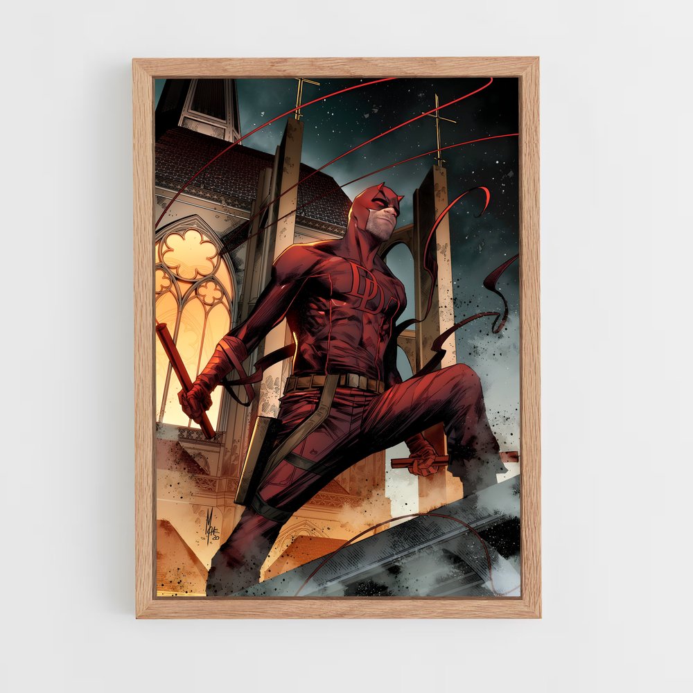 daredevil-2 cadre Bois clair