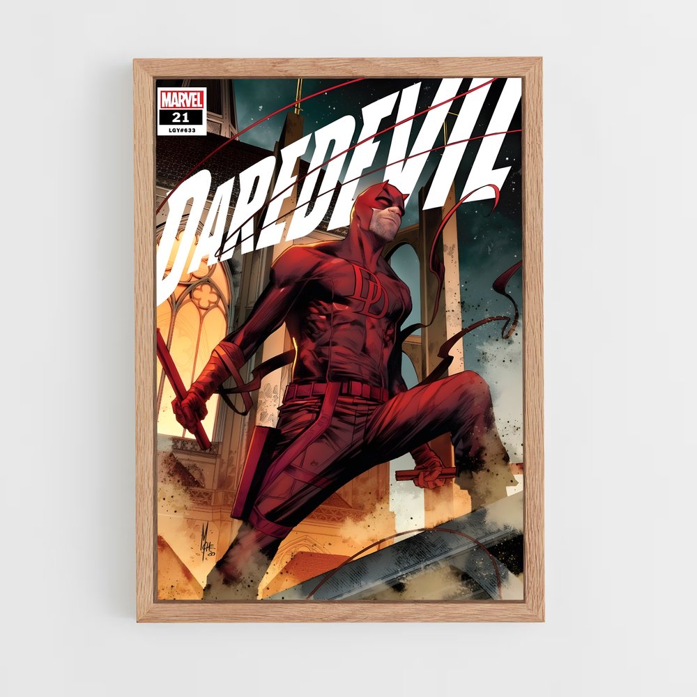 daredevil-9 cadre Bois clair