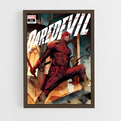 daredevil-9 cadre Bois foncé