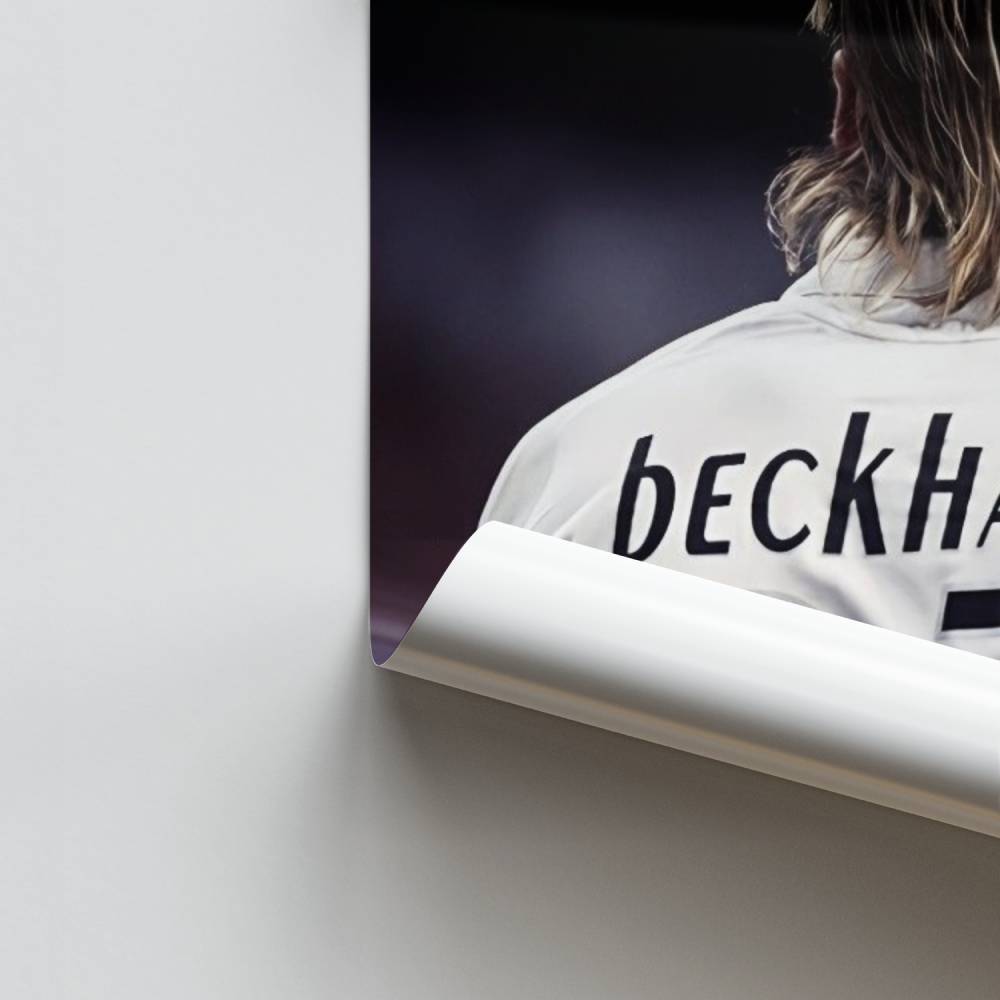 Poster David Beckham White