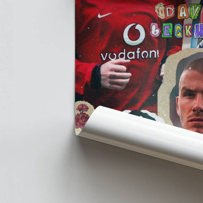 Beckham Collage Poster