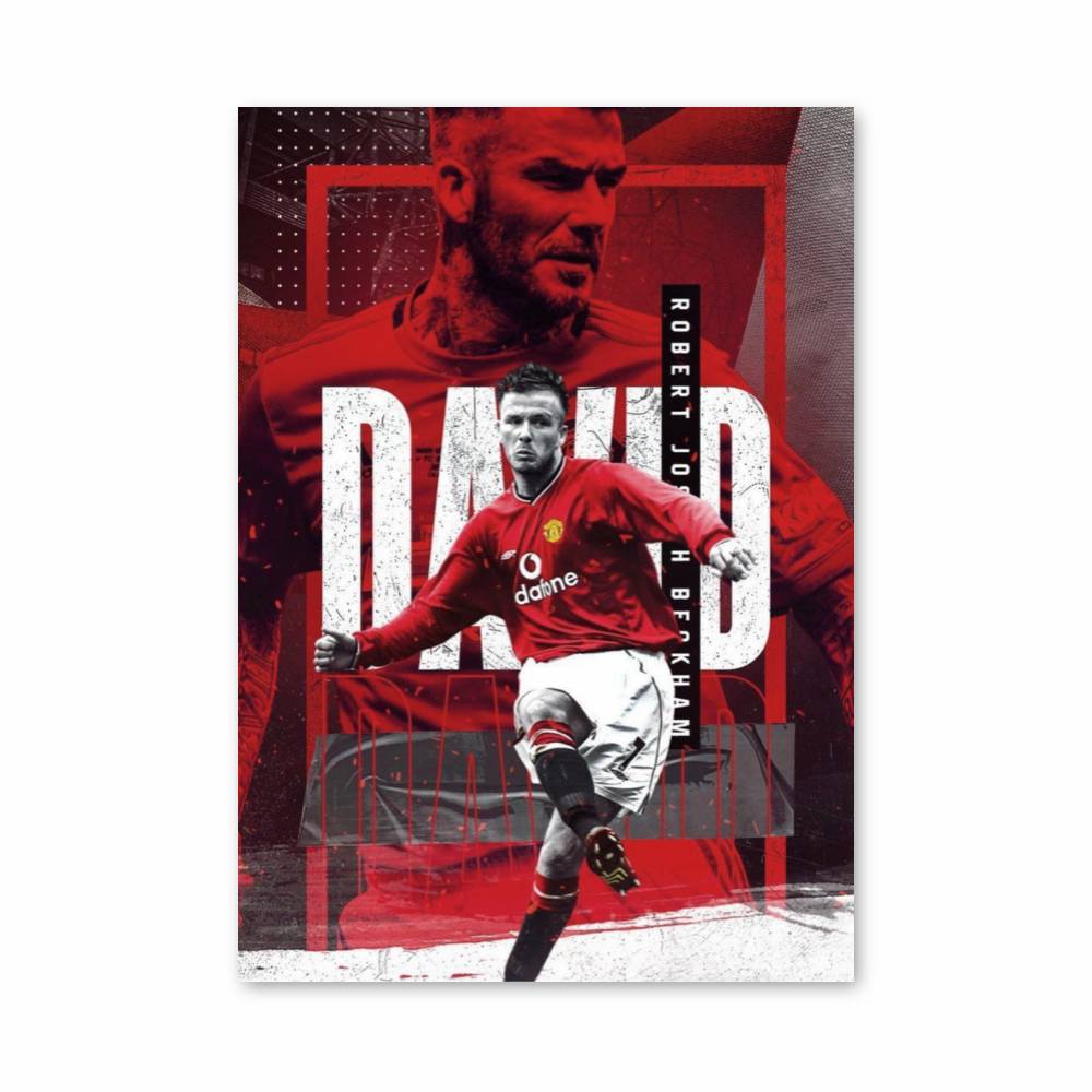 Poster David Beckham Football