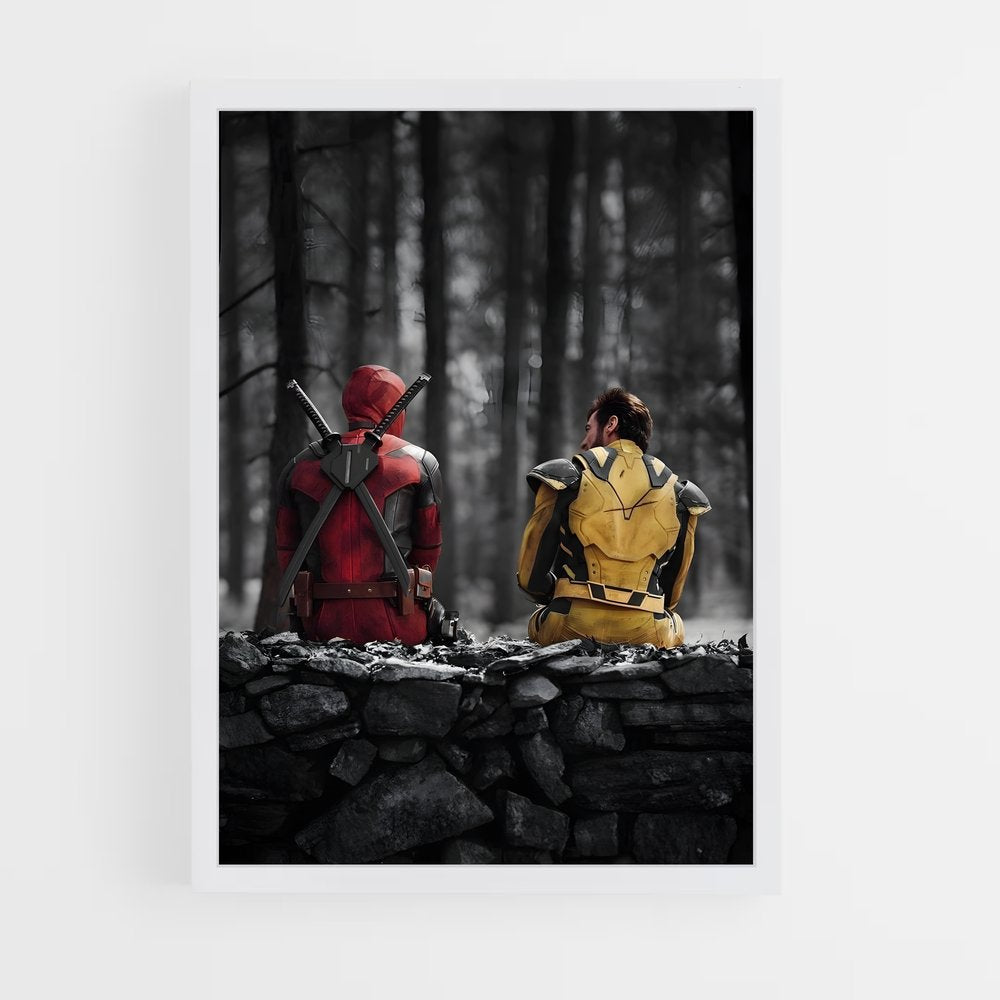 deadpool-12 cadre Blanc