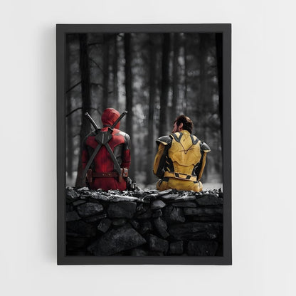 deadpool-12 cadre Noir