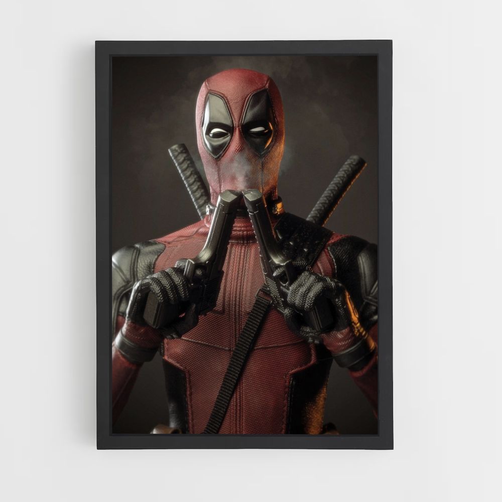 Poster Deadpool Doppelpistole