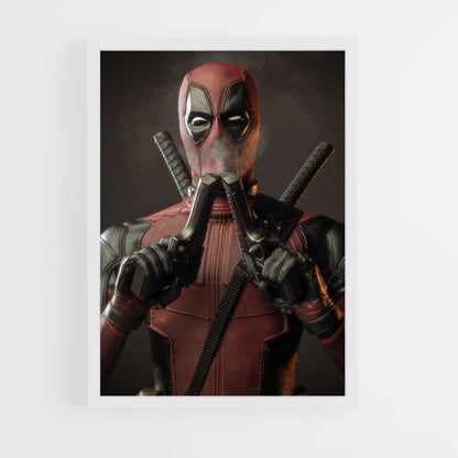 Poster Deadpool Doppelpistole