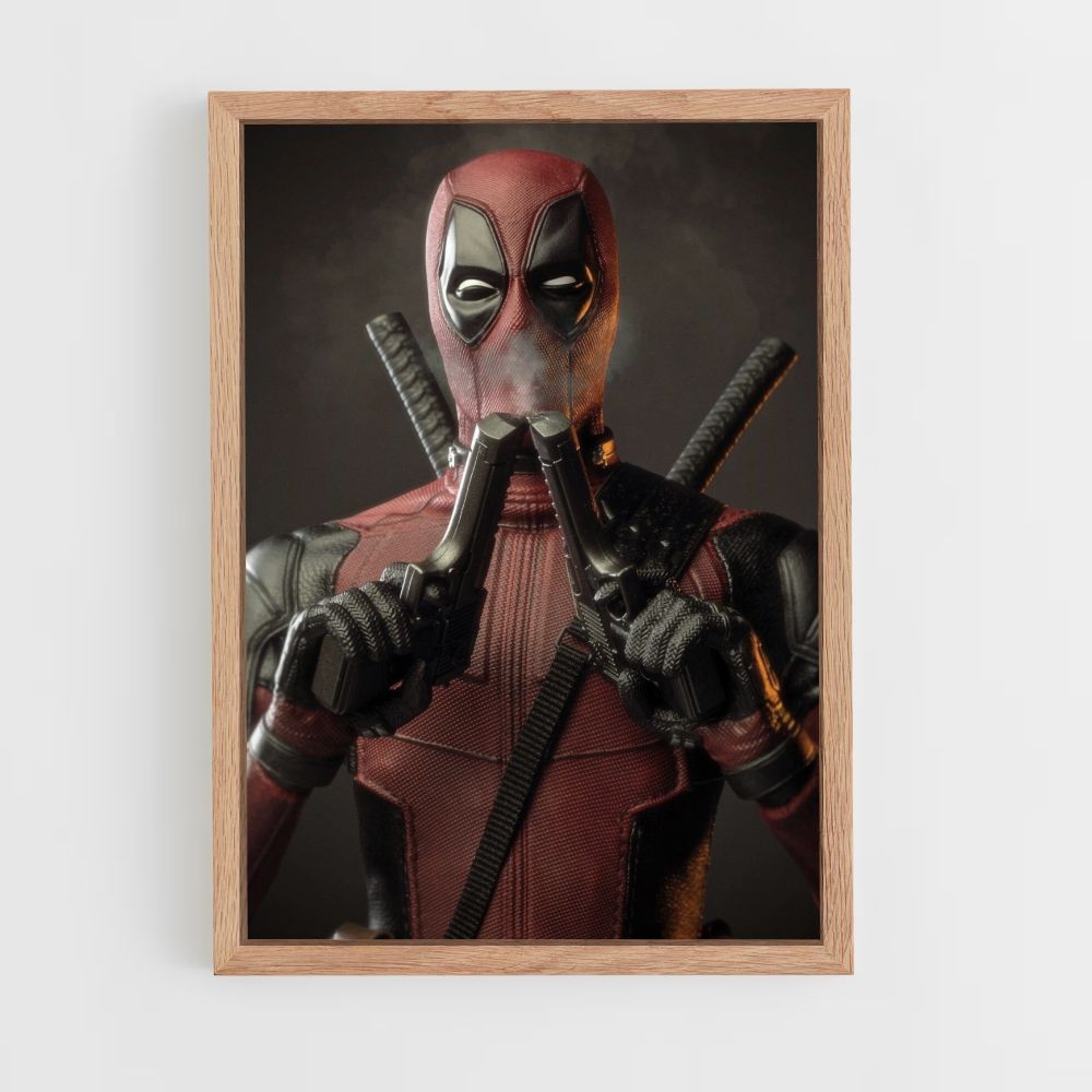 Poster Deadpool Doppelpistole