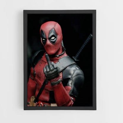 Deadpool-Mittelfinger-Poster