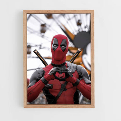 Poster Deadpool Herz