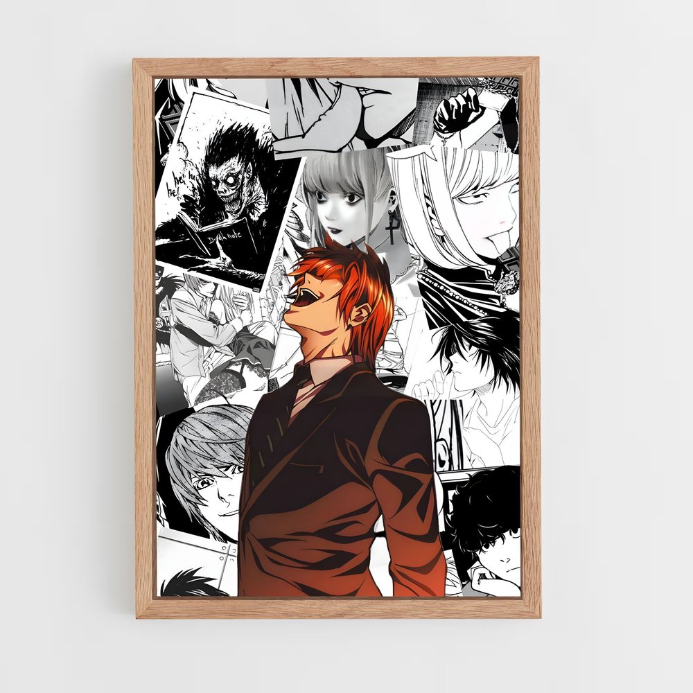 deathnote-3 cadre Bois clair