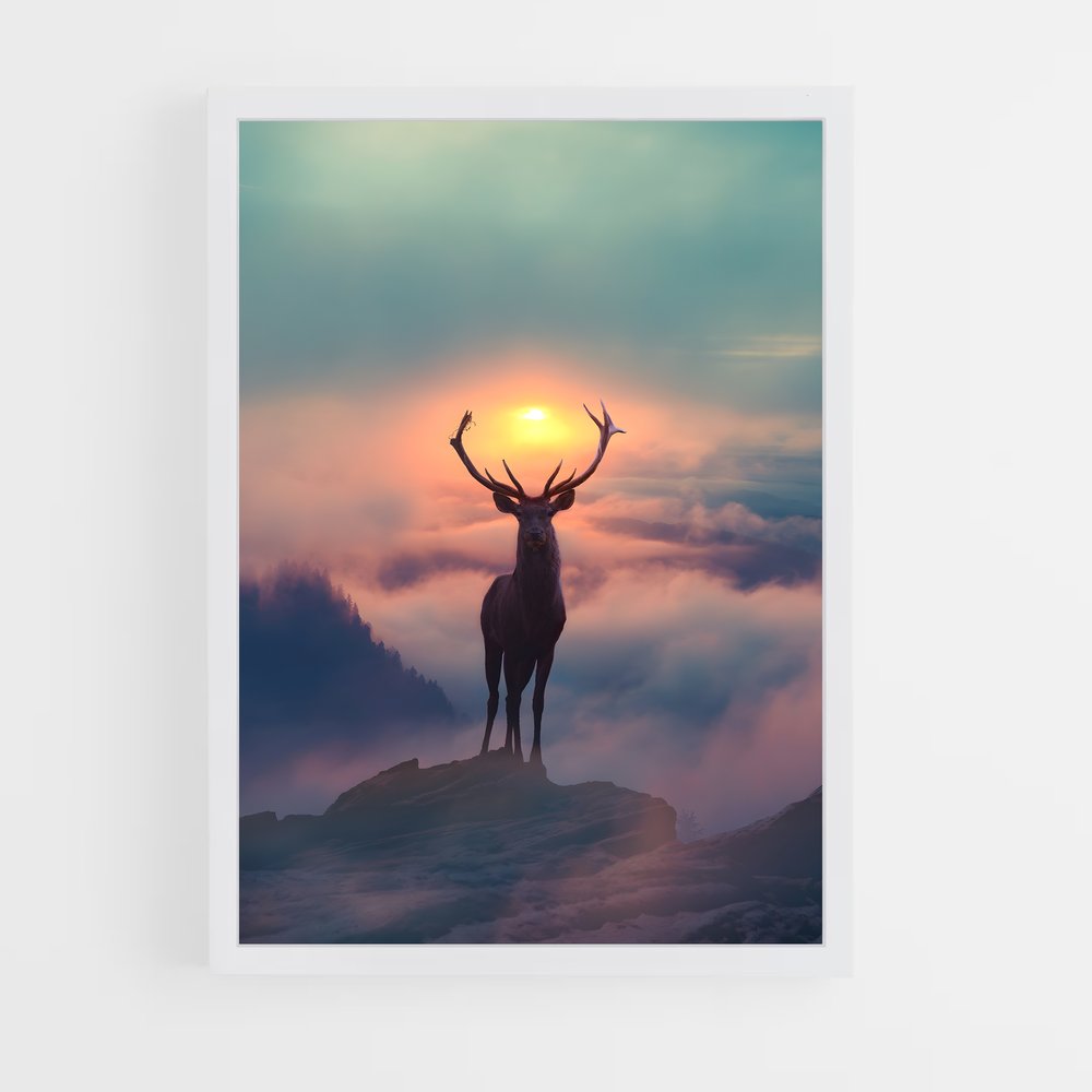 deer-1 cadre Blanc
