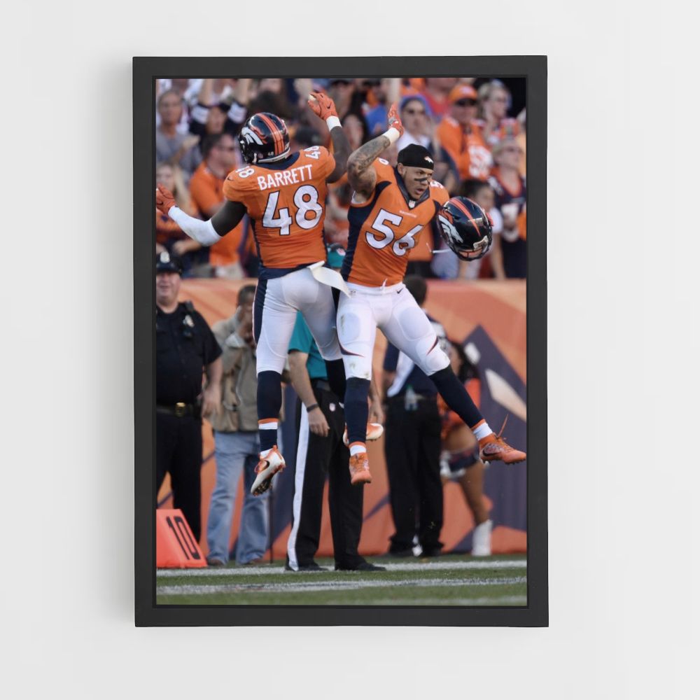 Denver Broncos Sprungplakat