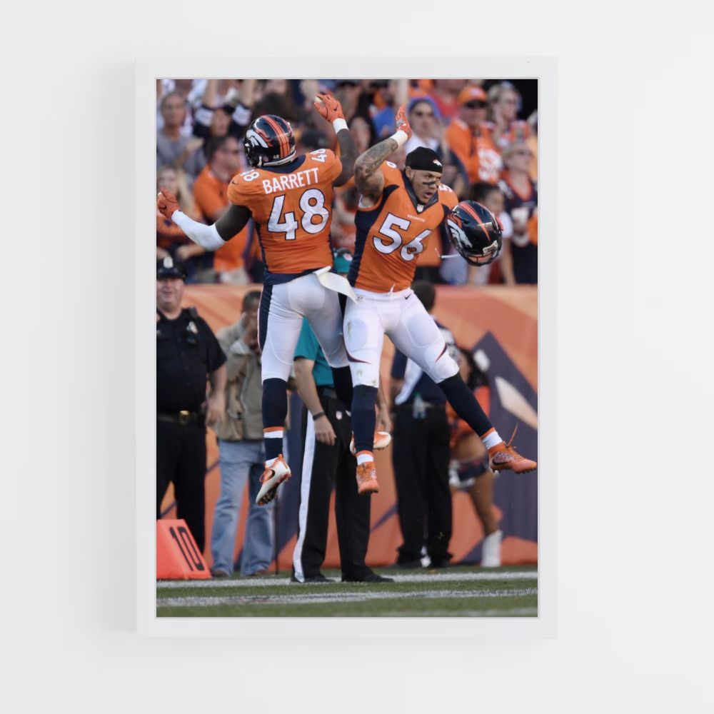 Denver Broncos Sprungplakat