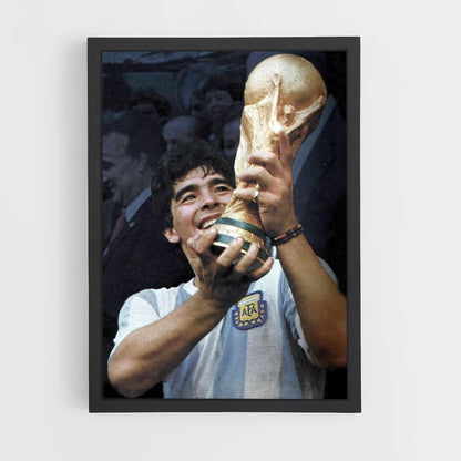 Poster Diego Maradona Sieg