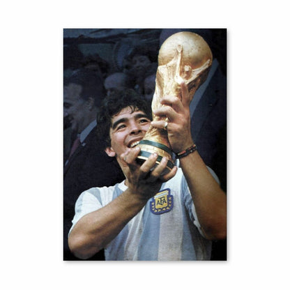 Poster Diego Maradona Sieg