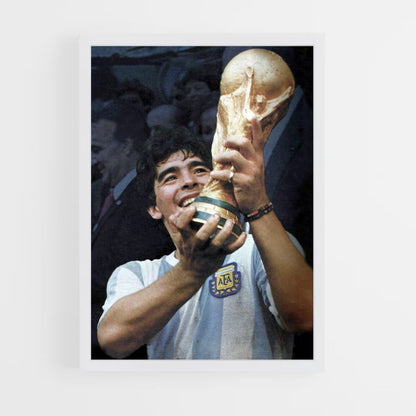 Poster Diego Maradona Sieg