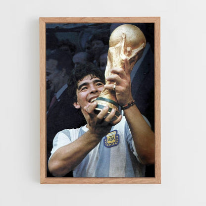 Poster Diego Maradona Sieg