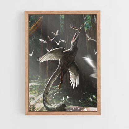 Realistisches Dinosaurier-Poster