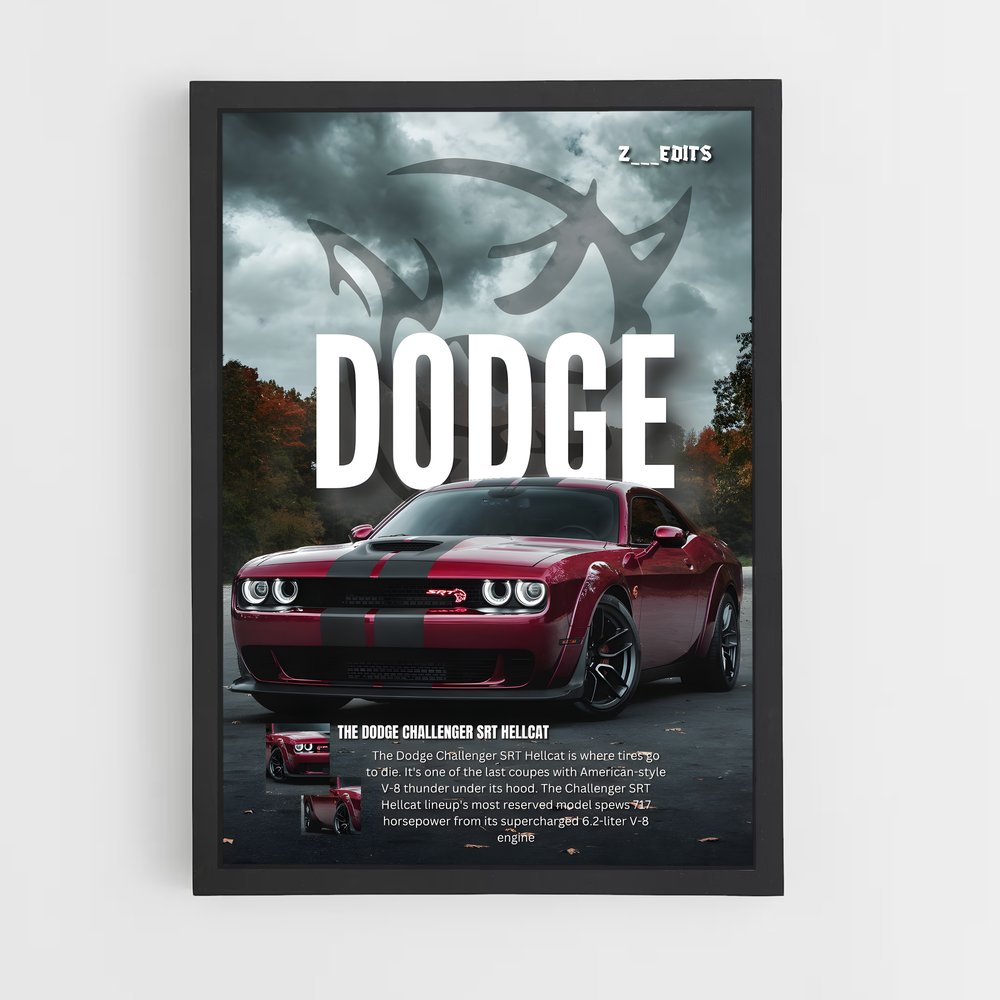 dodge-11 cadre Noir