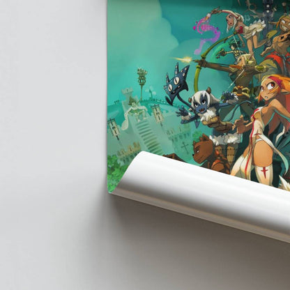 Grünes Wakfu-Poster