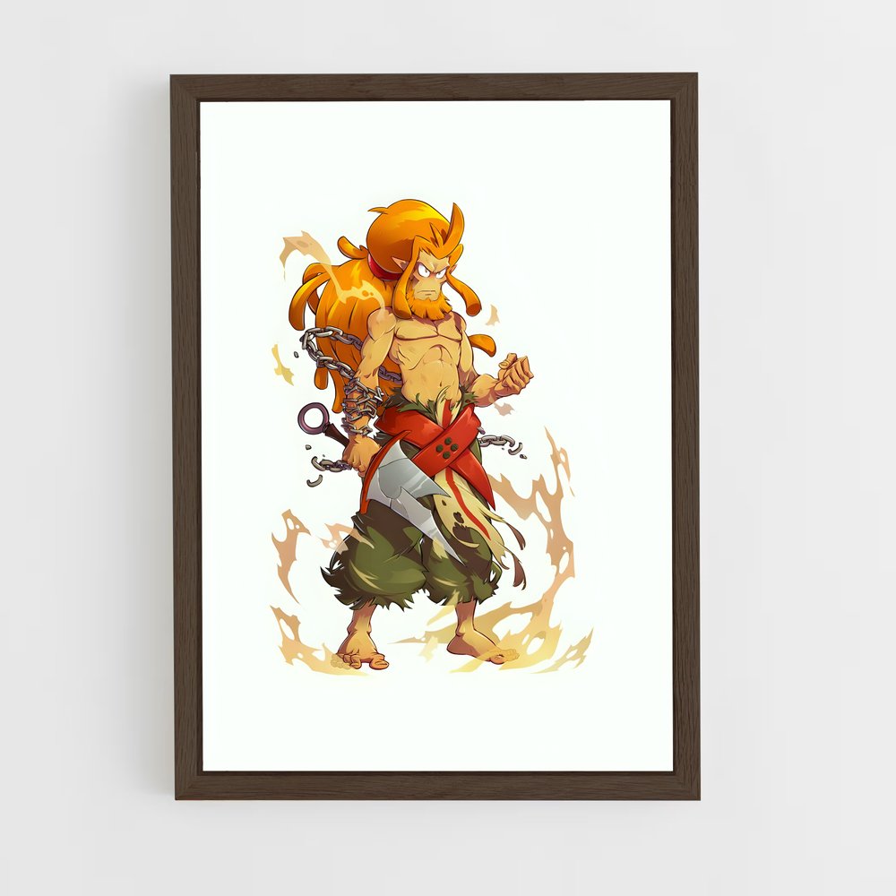 dofus-9 cadre Bois foncé