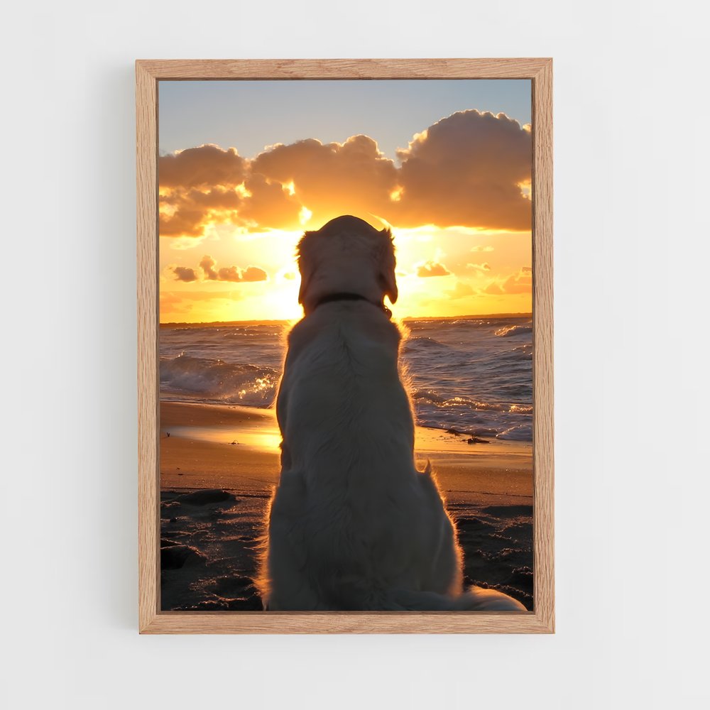 dog-5 cadre Bois clair