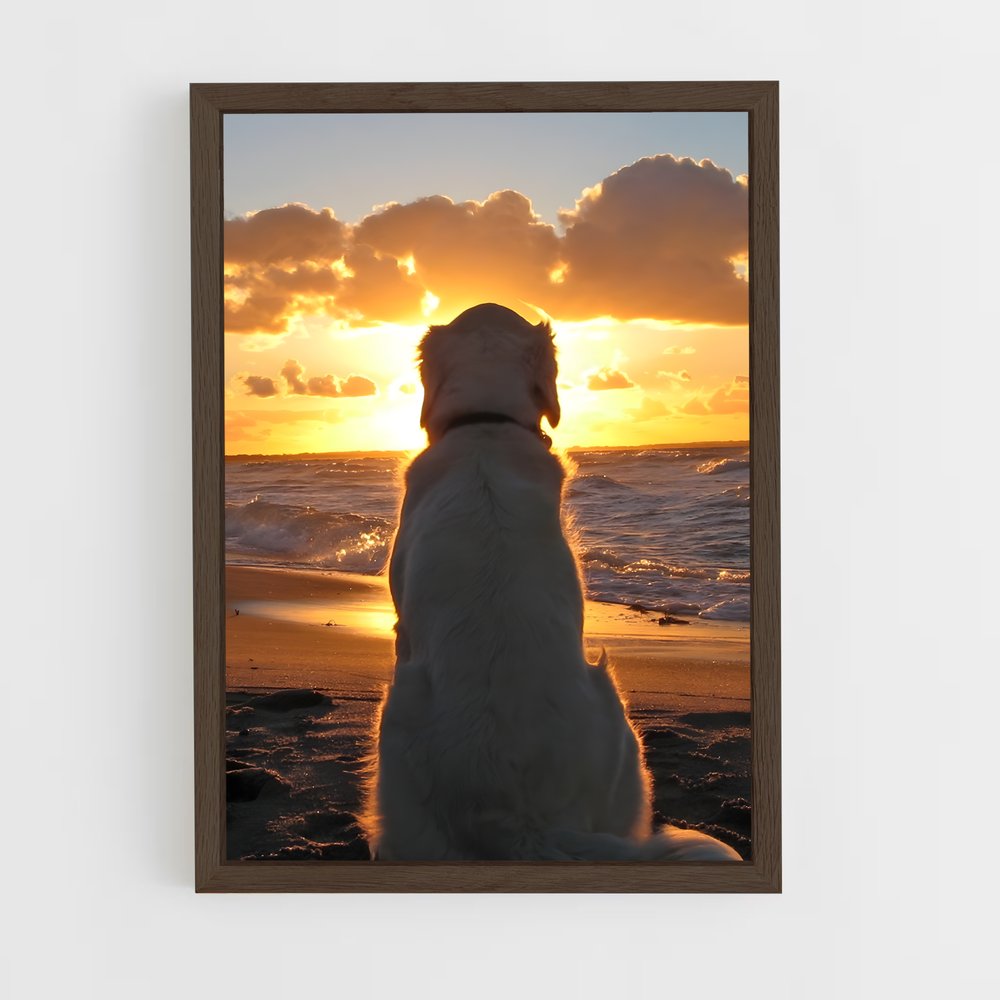 dog-5 cadre Bois foncé