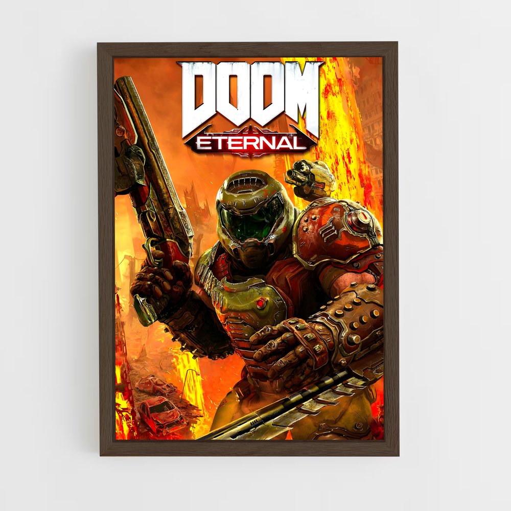 doom-11 cadre Bois foncé