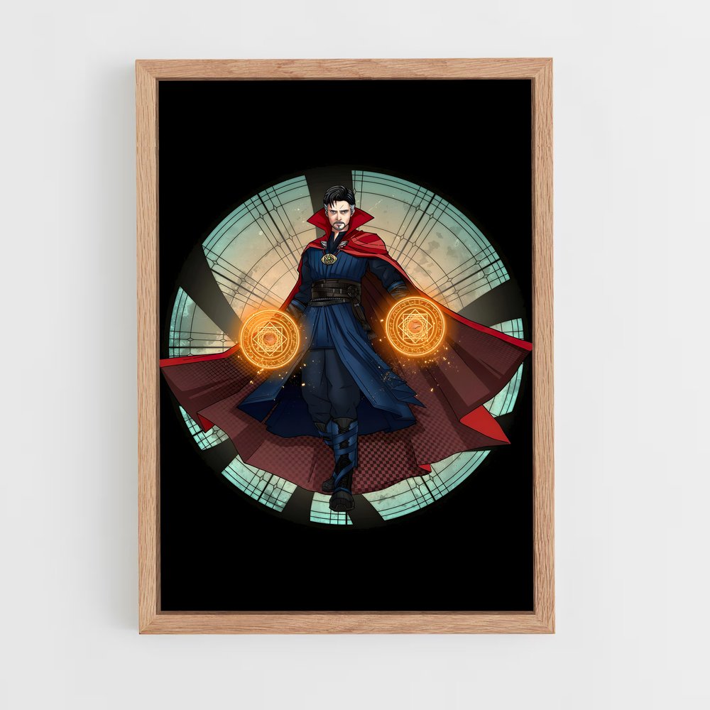 dr-strange-6 cadre Bois clair