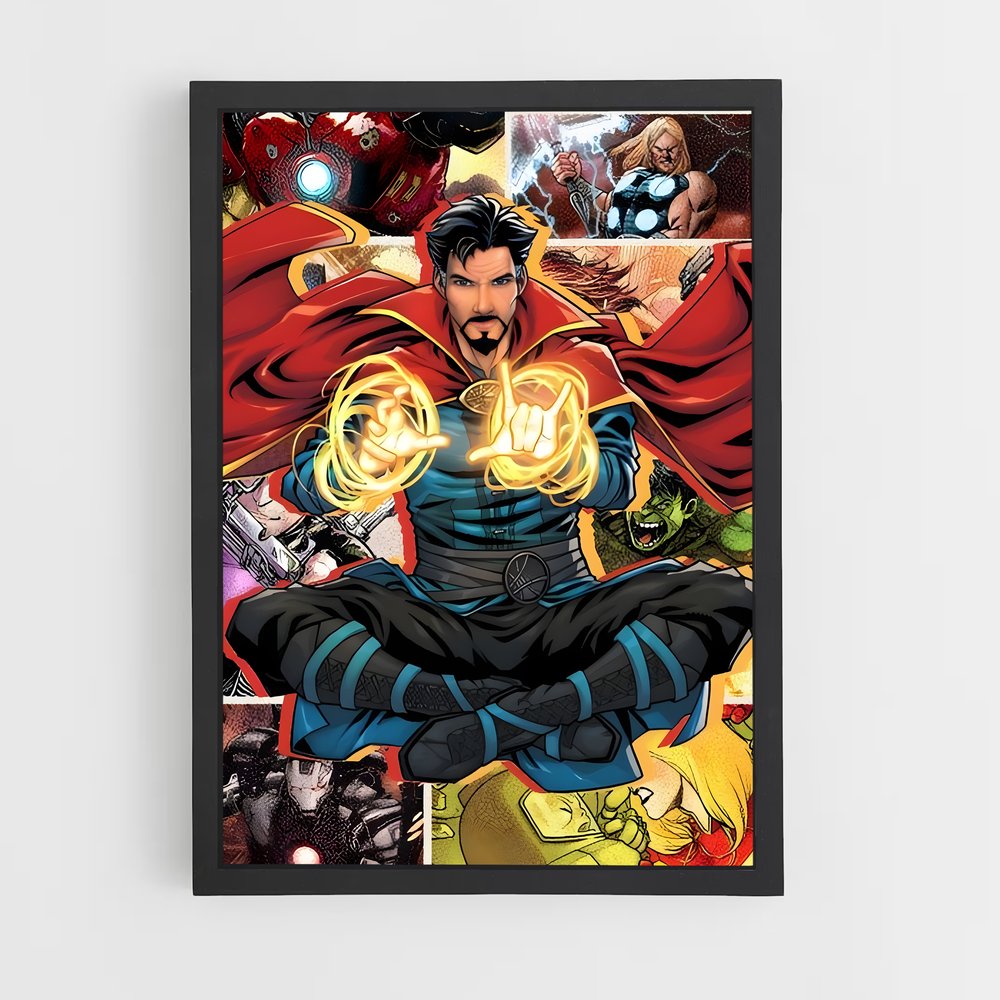 dr-strange-8 cadre Noir